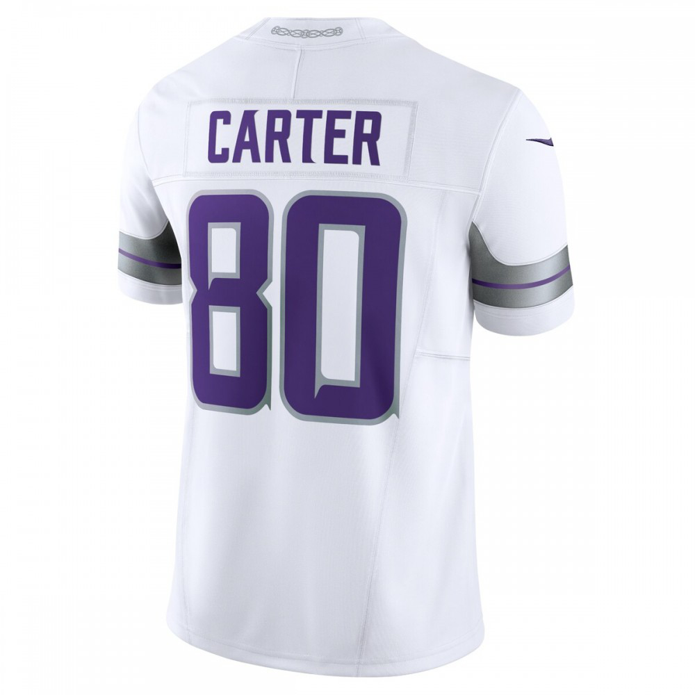 Cris Carter Minnesota Vikings Nike Alternate Vapor F.U.S.E. Retired Player Limited Jersey - White-GridironStore
